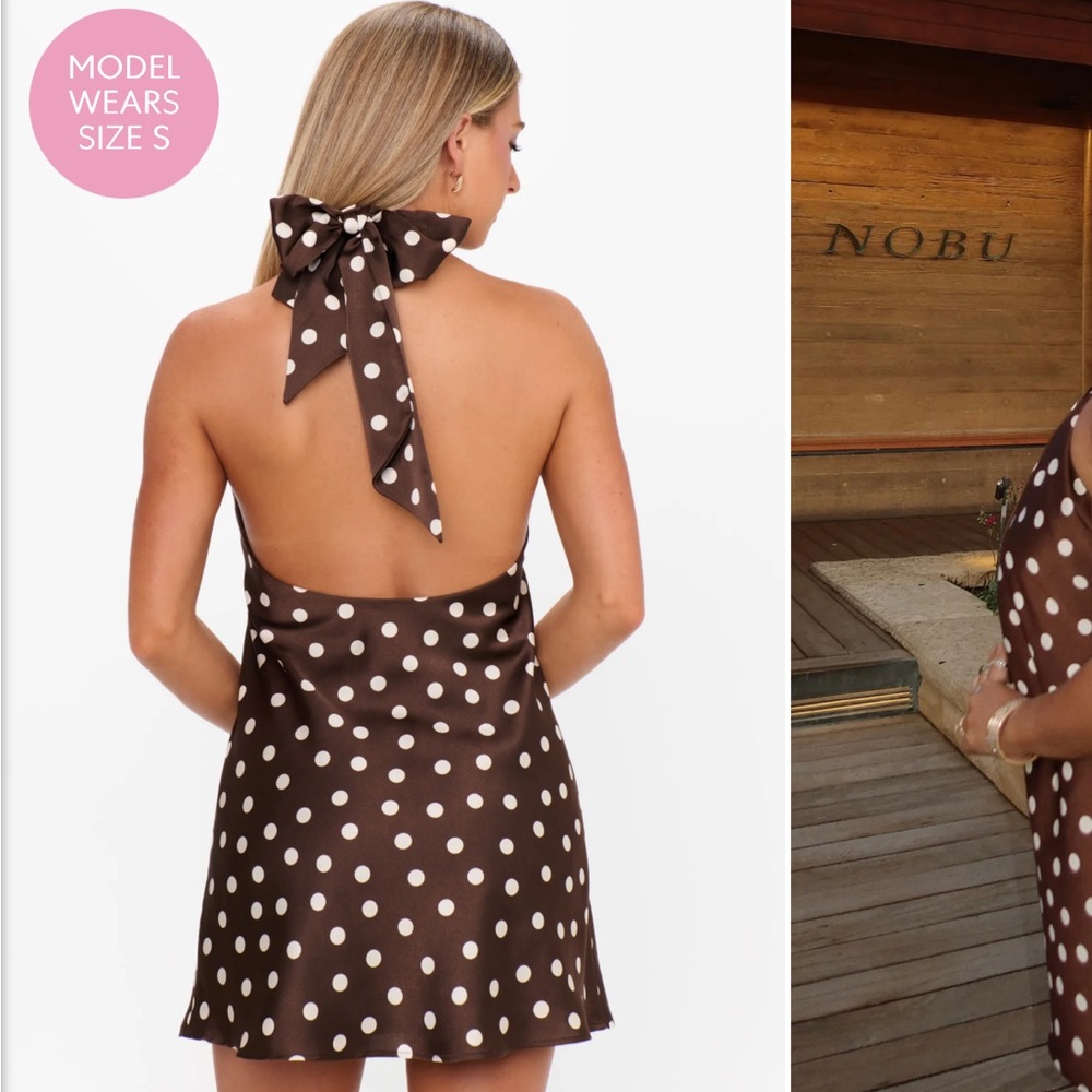 NWT Show Me Your Mumu Jasmine Tie Mini Dress - Picture 3 of 3